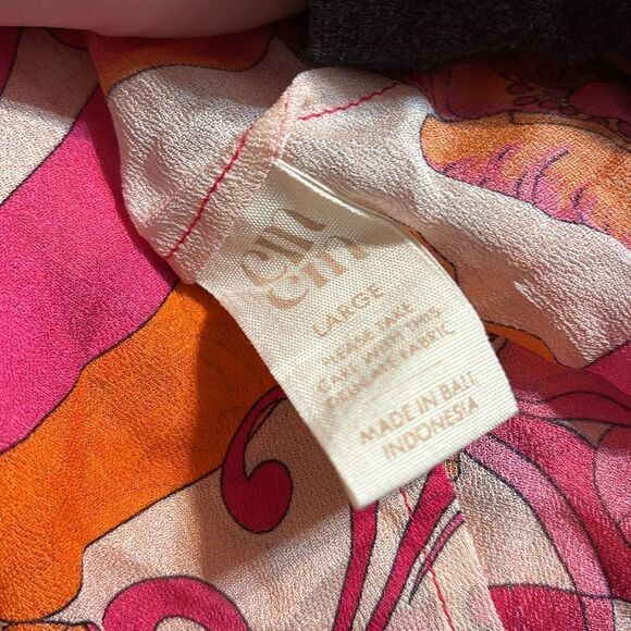 Cin cin women’s maxi dress nova ultraviolet colorful floral sheer summer - Picture 9 of 10